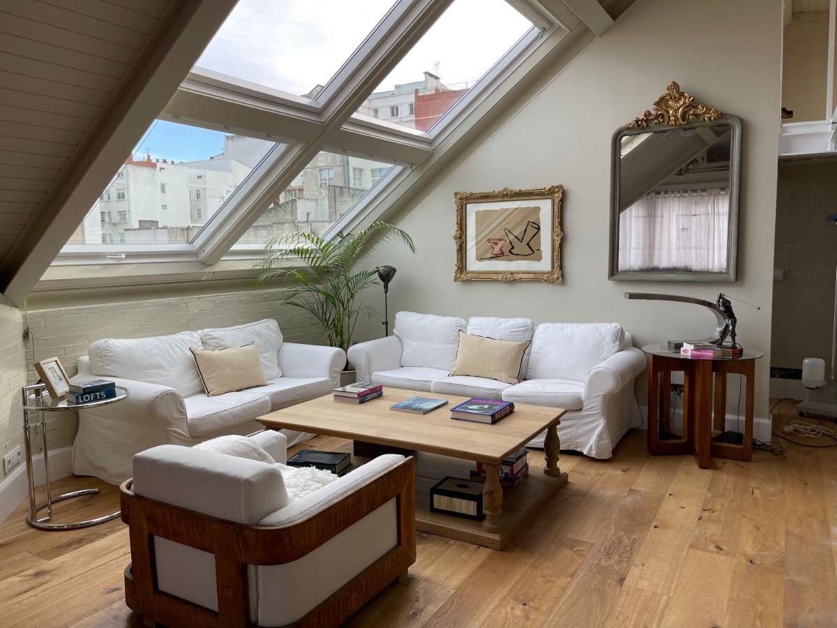 Espectacular Apartamento En El Centro De La Ciudad Corunha Exterior foto