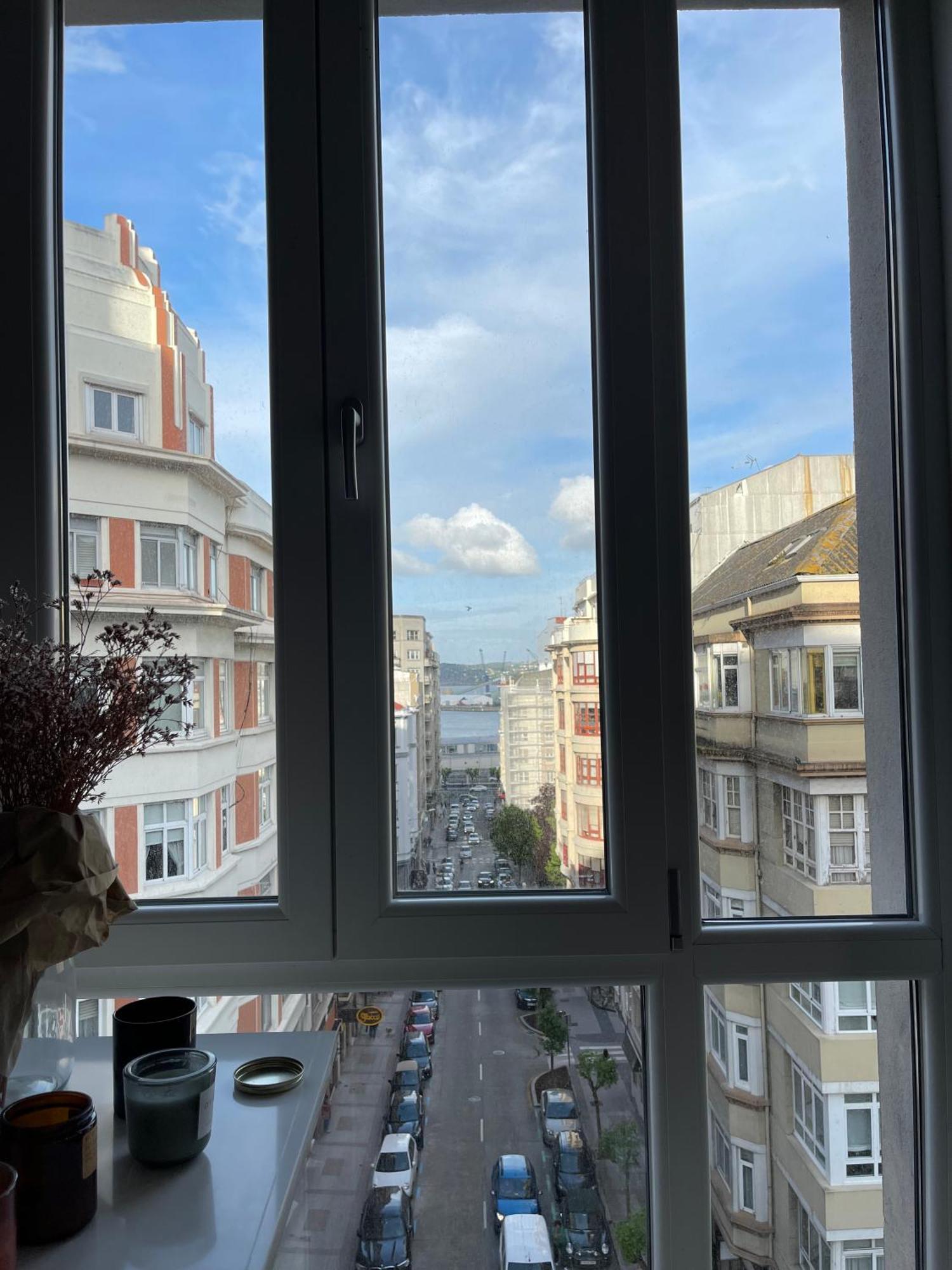 Espectacular Apartamento En El Centro De La Ciudad Corunha Exterior foto