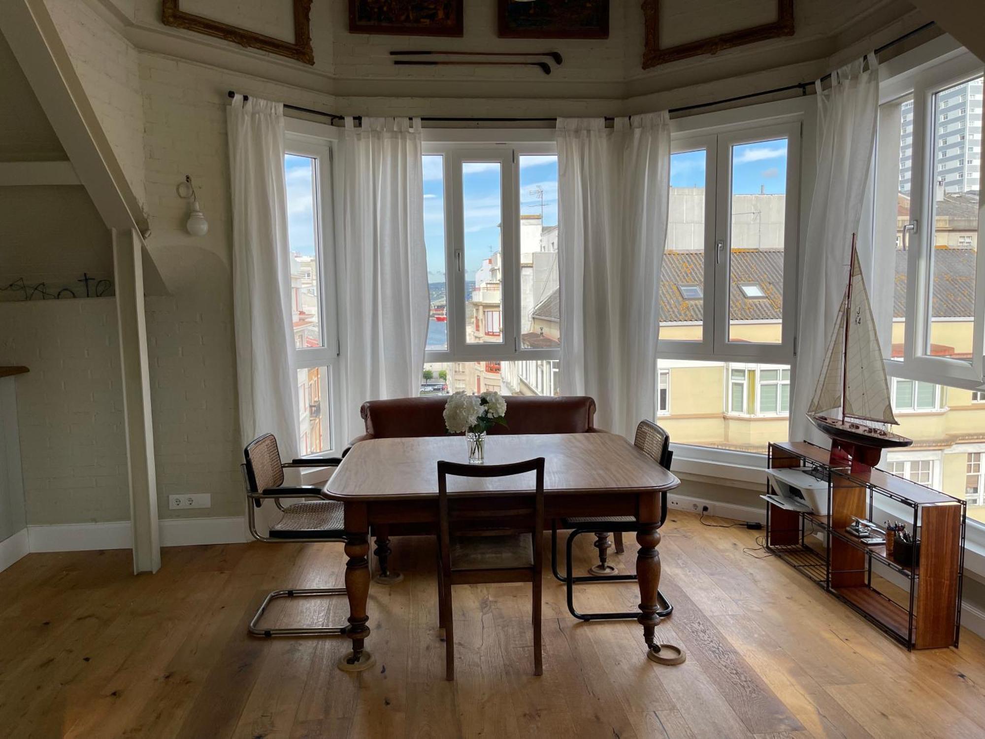 Espectacular Apartamento En El Centro De La Ciudad Corunha Exterior foto