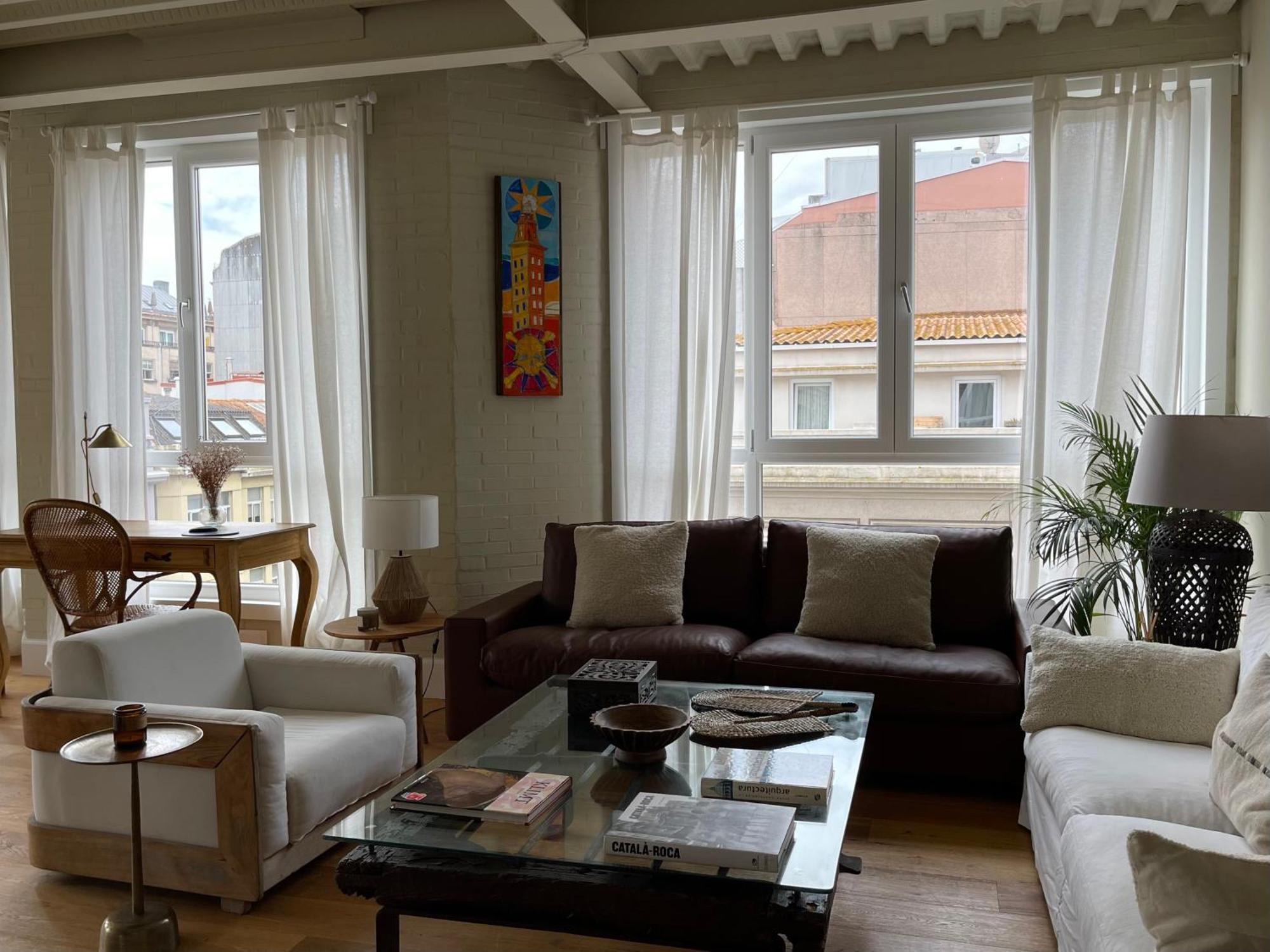 Espectacular Apartamento En El Centro De La Ciudad Corunha Exterior foto